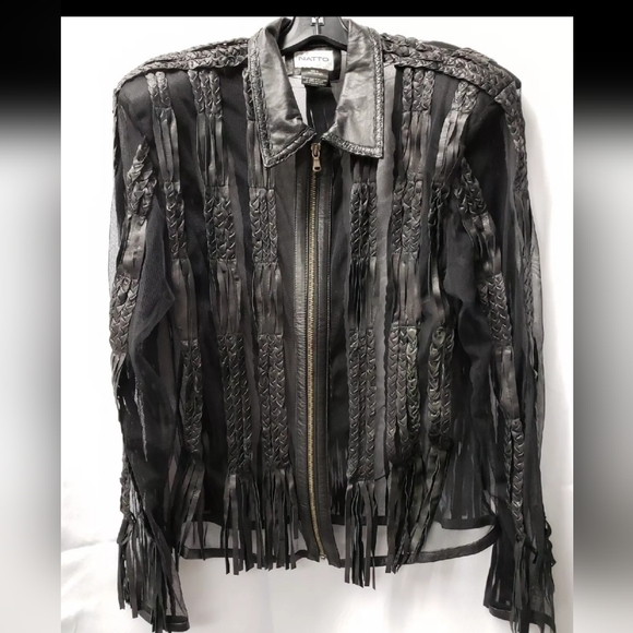 Natto rare leather jacket XL